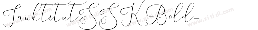 InuktitutSSK Bold字体转换
